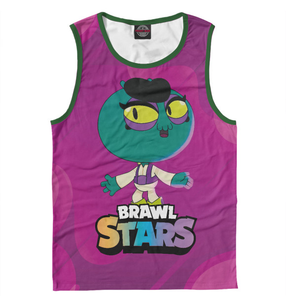 Майка для мальчика с изображением Ева Eve BrawlStars цвета Белый