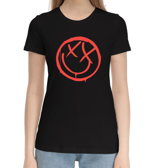 Хлопковая футболка для девочек Blink-182