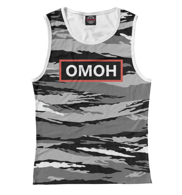 Майка для девочки с притом Полиция цвета Белый Майка для девочки с изображением Полиция цвета Белый