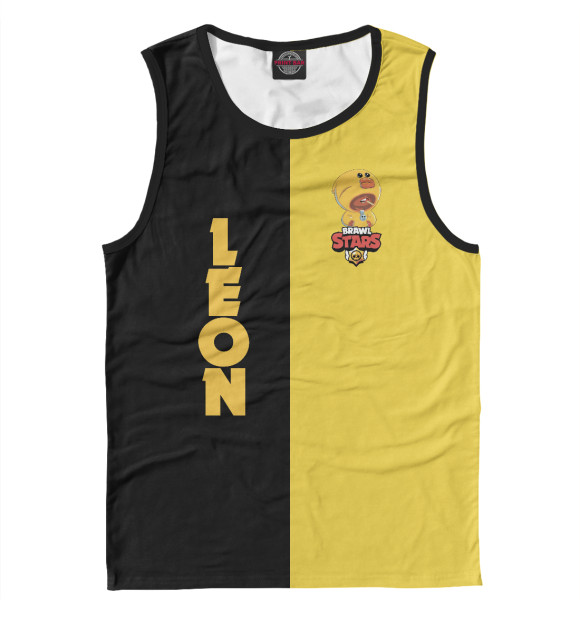 Мужская майка с изображением Brawl Stars цвета Белый