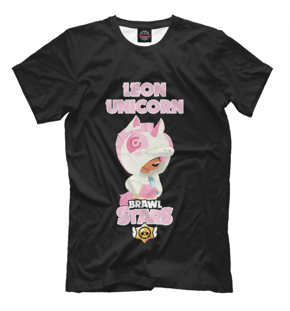 Футболка для мальчиков с изображением Brawl Stars UNICORN цвета Белый