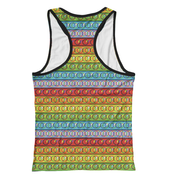 Женская майка-борцовка с изображением Pop it антистресс цвета Белый