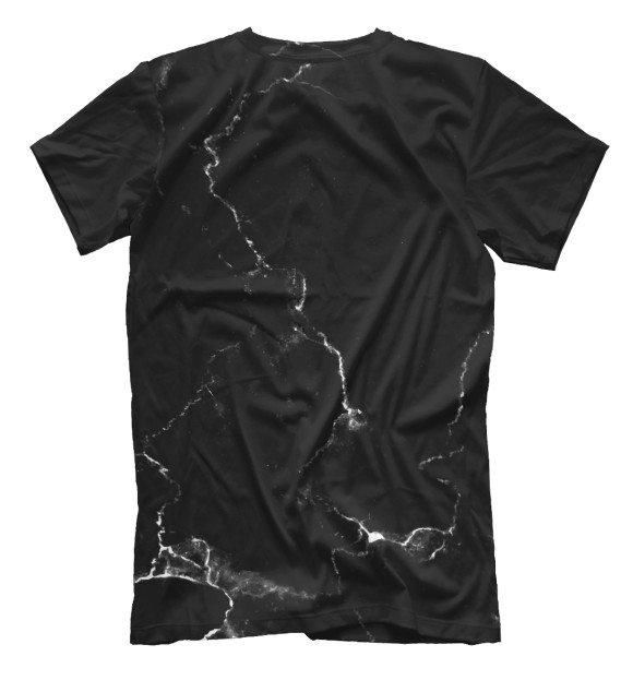 Мужская футболка с изображением Обидеть Артема может каждый (черный фон) цвета Белый