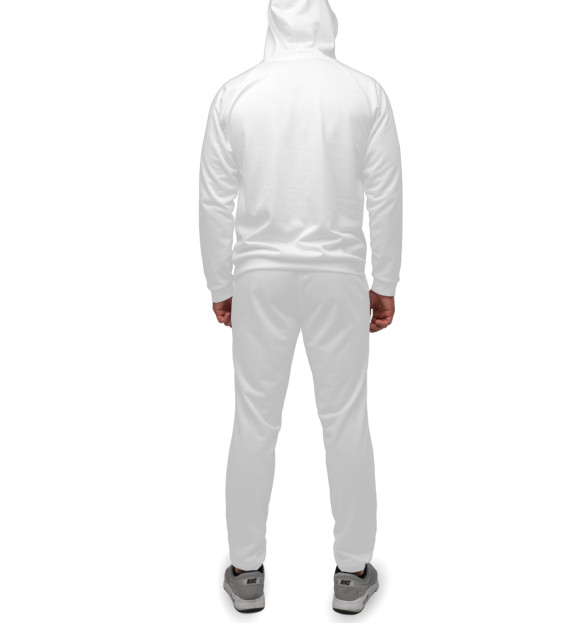 Мужской спортивный костюм с изображением Компот цвета Белый