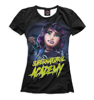 Женская футболка Supernatural academy