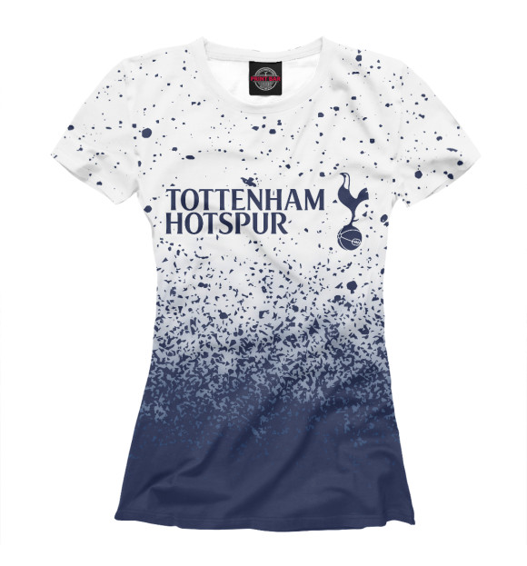 Женская футболка с изображением Tottenham Hotspur цвета Белый