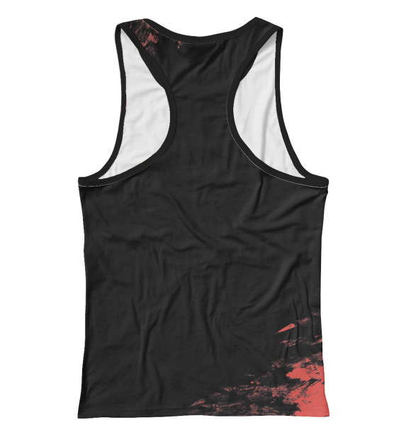 Женская майка-борцовка с притом Stalker цвета Белый Женская майка-борцовка с изображением Stalker цвета Белый