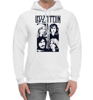 Мужской хлопковый худи Led Zeppelin