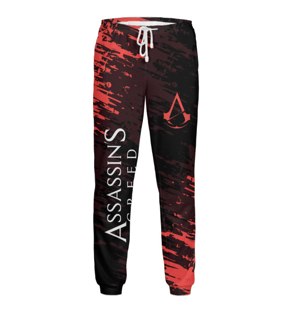 Мужские спортивные штаны с изображением Assassin's Creed цвета Белый