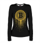Женский лонгслив Bitcoin
