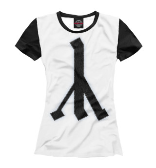 Женская футболка Руна ЧерноБог