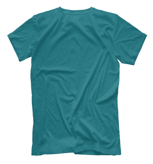 Мужская футболка с изображением Я процветаю (синий) цвета Белый