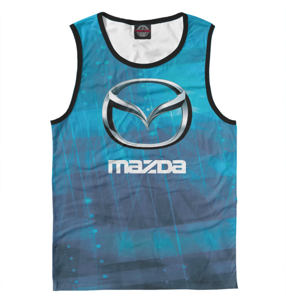 Майка для мальчика с изображением Mazda цвета Белый