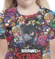Футболка для девочек Brawl Stars: Crow