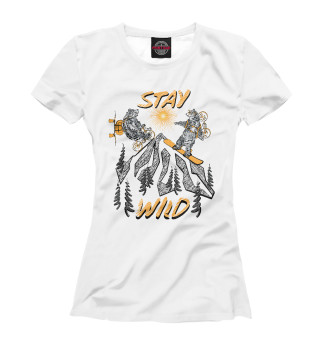 Футболка для девочек Stay wild