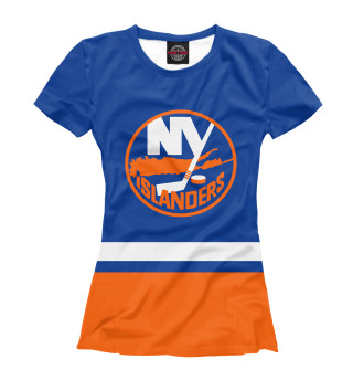 Женская футболка Нью Йорк Айлендерс