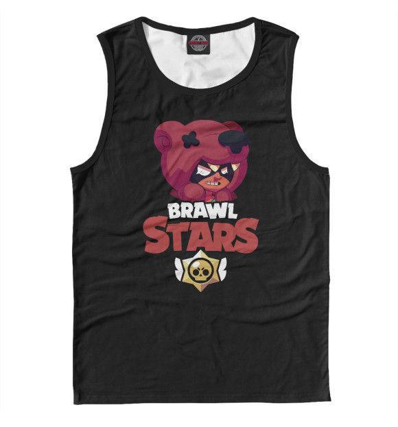 Майка для мальчика с изображением Brawl Stars Nita цвета Белый