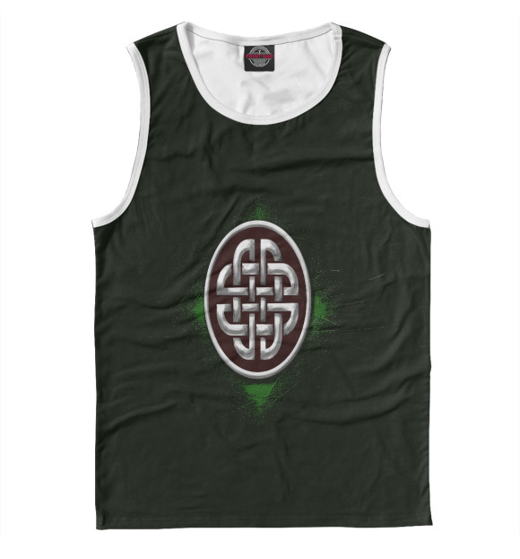 Майка для мальчика с изображением Символ Руси цвета Белый