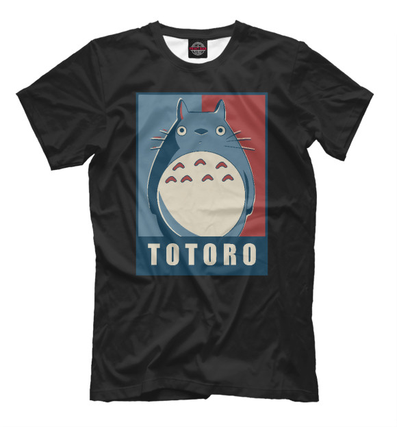 Футболка для мальчиков с изображением Totoro цвета Белый