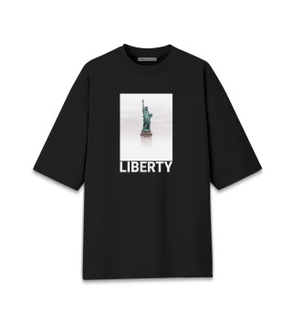 Женская футболка оверсайз Liberty
