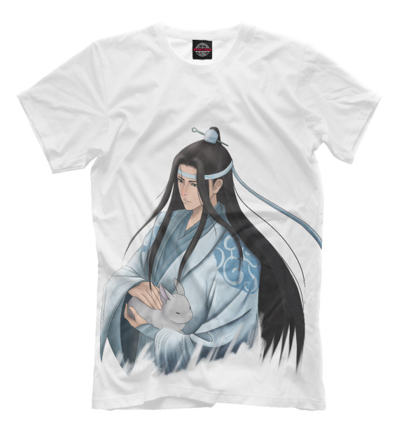 Футболка для мальчиков с изображением Лань Чжань цвета Белый