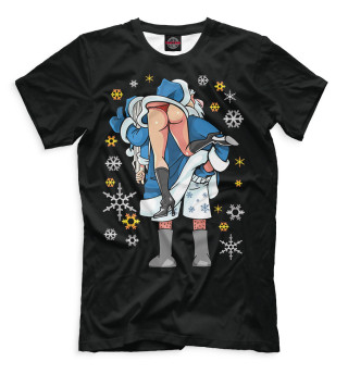 Мужская футболка Дед Мороз со Снегуркой