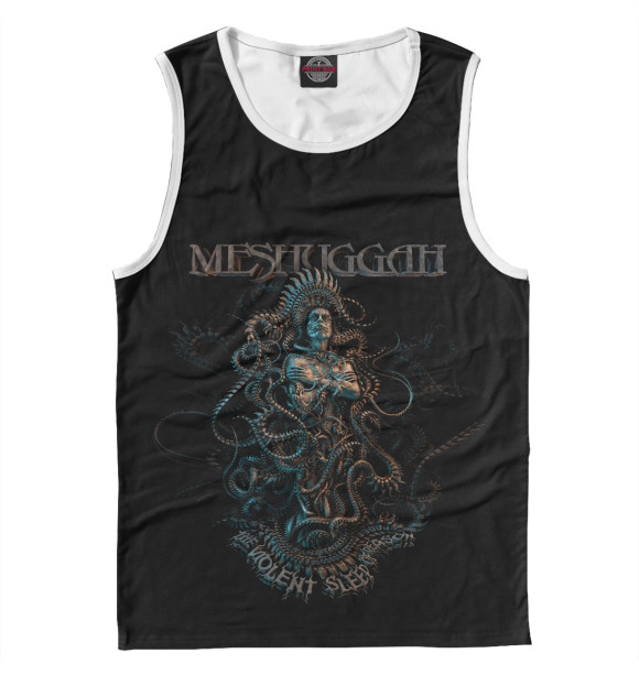Майка для мальчика с изображением Meshuggah цвета Белый