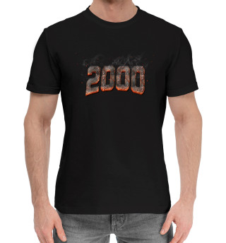 Хлопковая футболка для мальчиков 2000