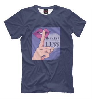 Мужская футболка Impress by saying less