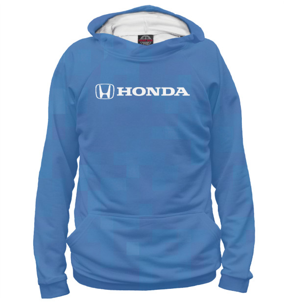 Худи для мальчика с изображением Honda цвета Белый