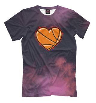 Футболка для мальчиков Valentines Day Basketball