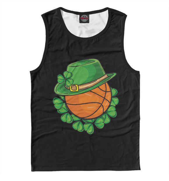 Майка для мальчика с изображением Ireland Basket цвета Белый