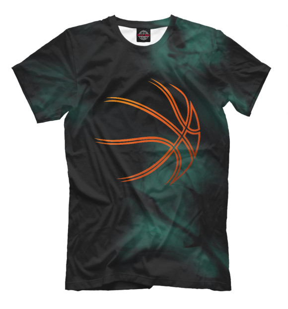 Футболка для мальчиков с изображением Basketball цвета Белый