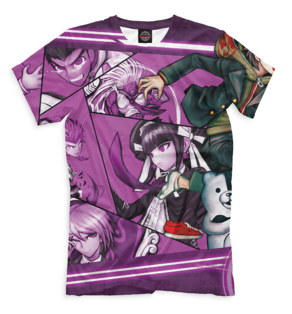 Футболка для мальчиков с изображением Danganronpa цвета Белый