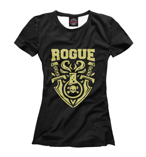 Женская футболка с изображением Rogue цвета Белый