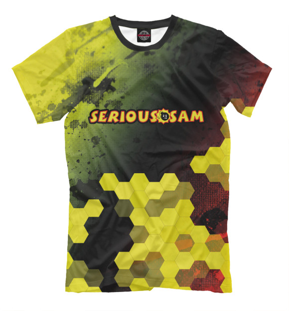 Футболка для мальчиков с изображением Serious Sam цвета Белый