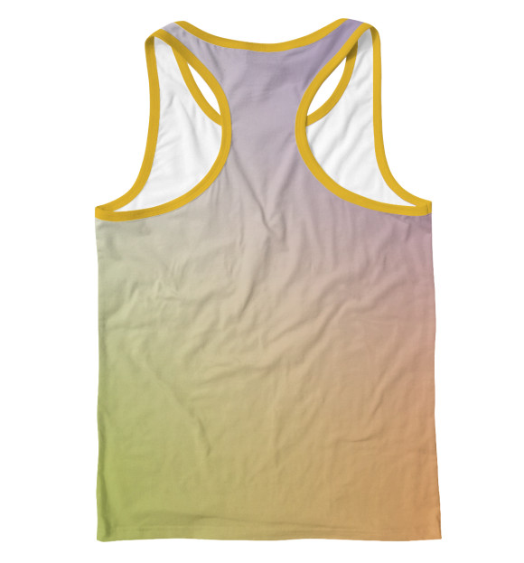 Мужская майка-борцовка с притом Антистресс цвета Белый Мужская майка-борцовка с изображением Антистресс цвета Белый