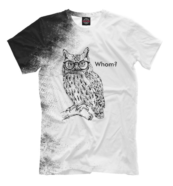 Футболка для мальчиков с изображением Smart Hipster Owl цвета Белый