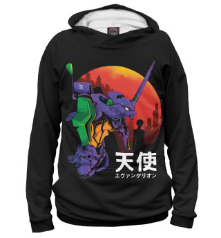Мужское худи Neon Genesis Evangelion