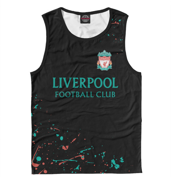 Майка для мальчика с изображением Liverpool цвета Белый
