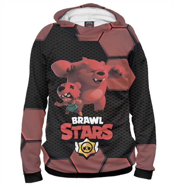 Женское худи с изображением Brawl stars Nita цвета Белый