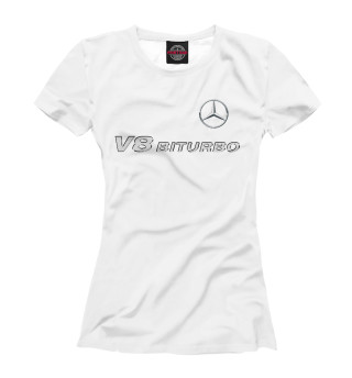 Женская футболка V8 BITURBO