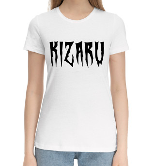 Хлопковая футболка для девочек Kizaru
