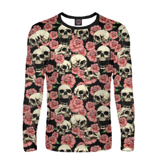 Мужской лонгслив Skull&Rose