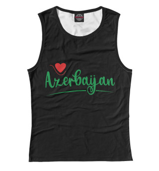 Майка для девочки Love Azerbaijan