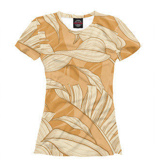 Женская футболка Летняя тропикана