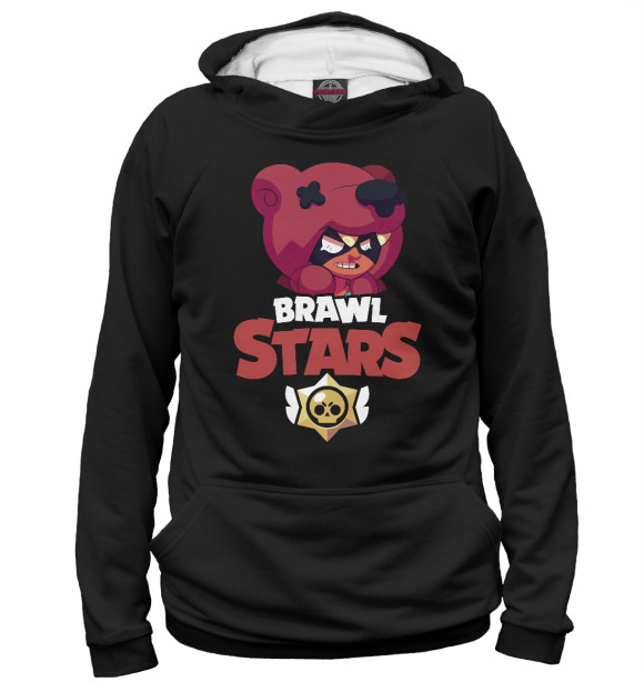 Мужское худи с изображением Brawl Stars Nita цвета Белый