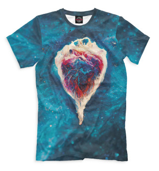 Мужская футболка Сердце нейросеть