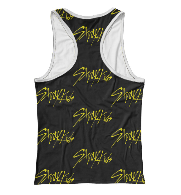 Женская майка-борцовка с изображением Stray Kids Iam WHO цвета Белый