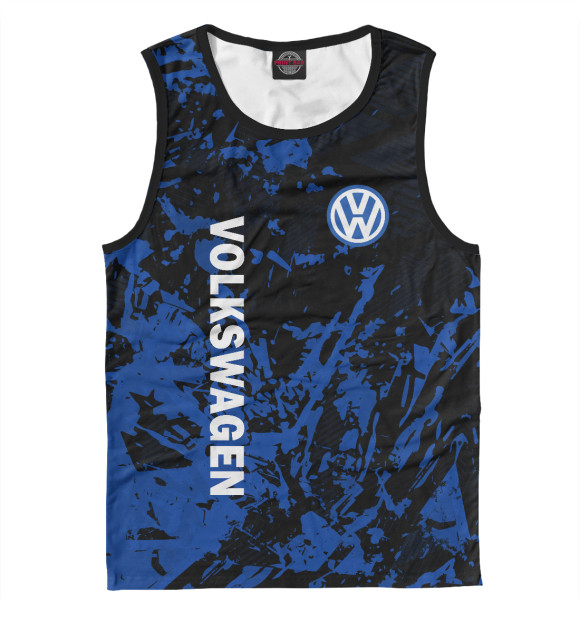 Майка для мальчика с изображением ФОЛЬКСВАГЕН, VOLKSWAGEN цвета Белый